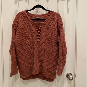 Cozy oversized medium sweater from Express